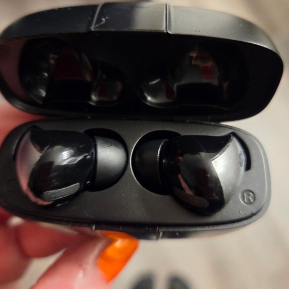 Tagry earbuds black wireless headphones